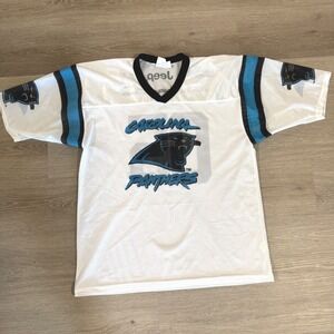 Carolina Panthers Jersey Mens XL White Jeep Chrysler Dodge Promo Mesh 05 Footbal